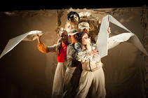 Photograph from The Girl With No Heart - lighting design by Claire Childs