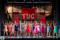 Photograph from Made In Dagenham - lighting design by Rohan Green