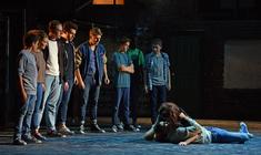 Photograph from West Side Story - lighting design by Matt Whale