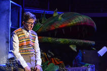 Photograph from Little Shop of Horrors - lighting design by Nigel Lewis