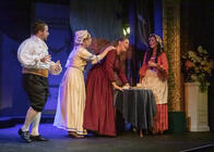 Photograph from Nell Gwynn - lighting design by Michael Dobbs