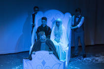 Photograph from The Snow Queen - lighting design by William Blackie