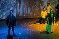 Photograph from The Snow Queen - lighting design by William Blackie