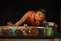 Photograph from My English Persian Kitchen - lighting design by Marty Langthorne