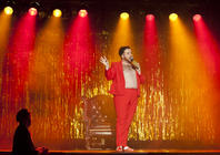 Photograph from Hamburger Queen - lighting design by Marty Langthorne