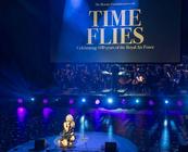 Photograph from Time Flies RAF100 Royal Gala - lighting design by Matthew Clutterham