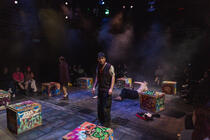 Photograph from Scuttlers - lighting design by Peter Bird