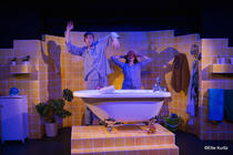 Photograph from The Flying Bath - lighting design by Sherry Coenen