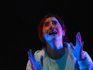 Photograph from Wasted - lighting design by James McFetridge