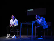 Photograph from Wasted - lighting design by James McFetridge