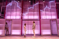 Photograph from When It Happens to You - lighting design by Sherry Coenen