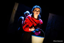 Photograph from Women of Aktion - lighting design by Sherry Coenen